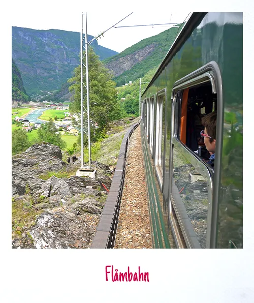 Fahrt mit der Flåmbahn