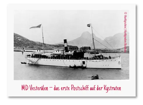 Die MD Vesterålen – das erste Postschiff auf der Kystruten
