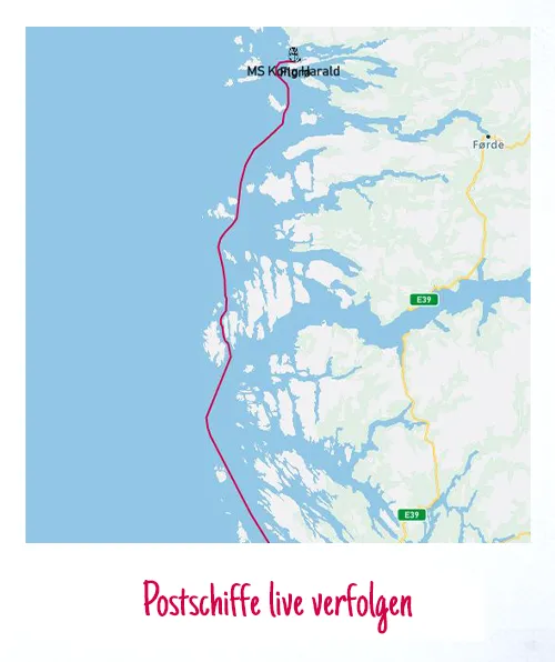 Postschiffe live verfolgen